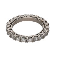 ANILLOS / SORTIJAS<BR>SORTIJA ALIANZA ETERNITY EN PLATINO CO...