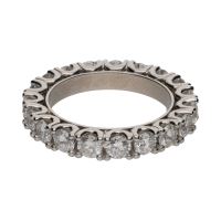 ANILLOS / SORTIJAS<BR>SORTIJA ALIANZA ETERNITY EN PLATINO CO...