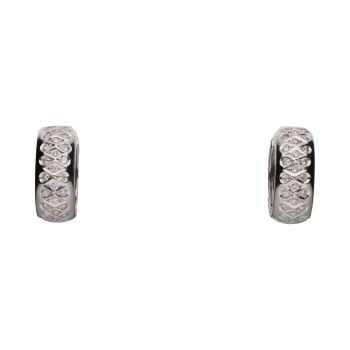 PENDIENTES<BR>PENDIENTES ARGOLLA ANCHA EN ORO BLANCO... · ref.: (IMX)