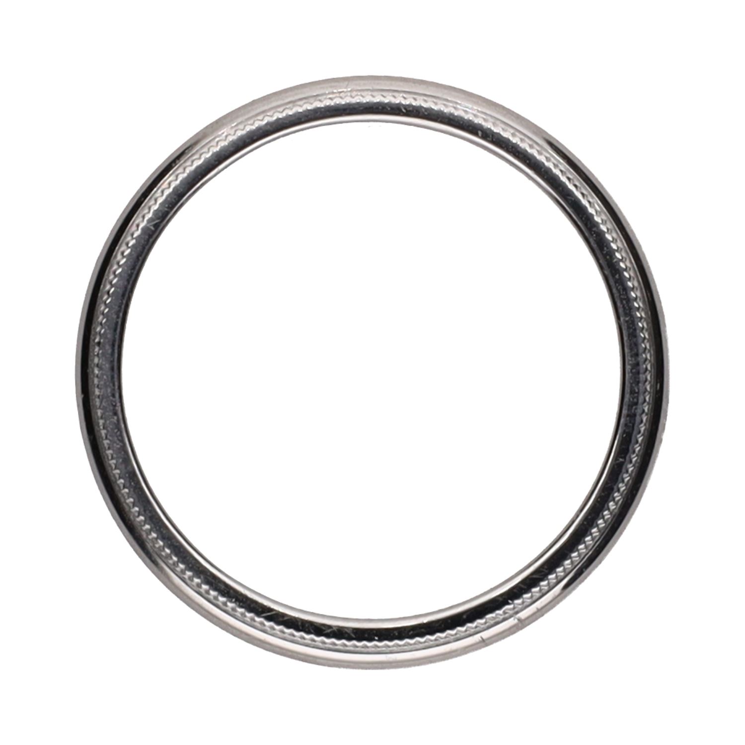 Alianza tiffany & co. En platino. Talla 18.