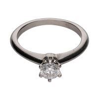 ANILLOS / SORTIJAS<BR>SOLITARIO TIFFANY & CO. EN PLATINO CON...