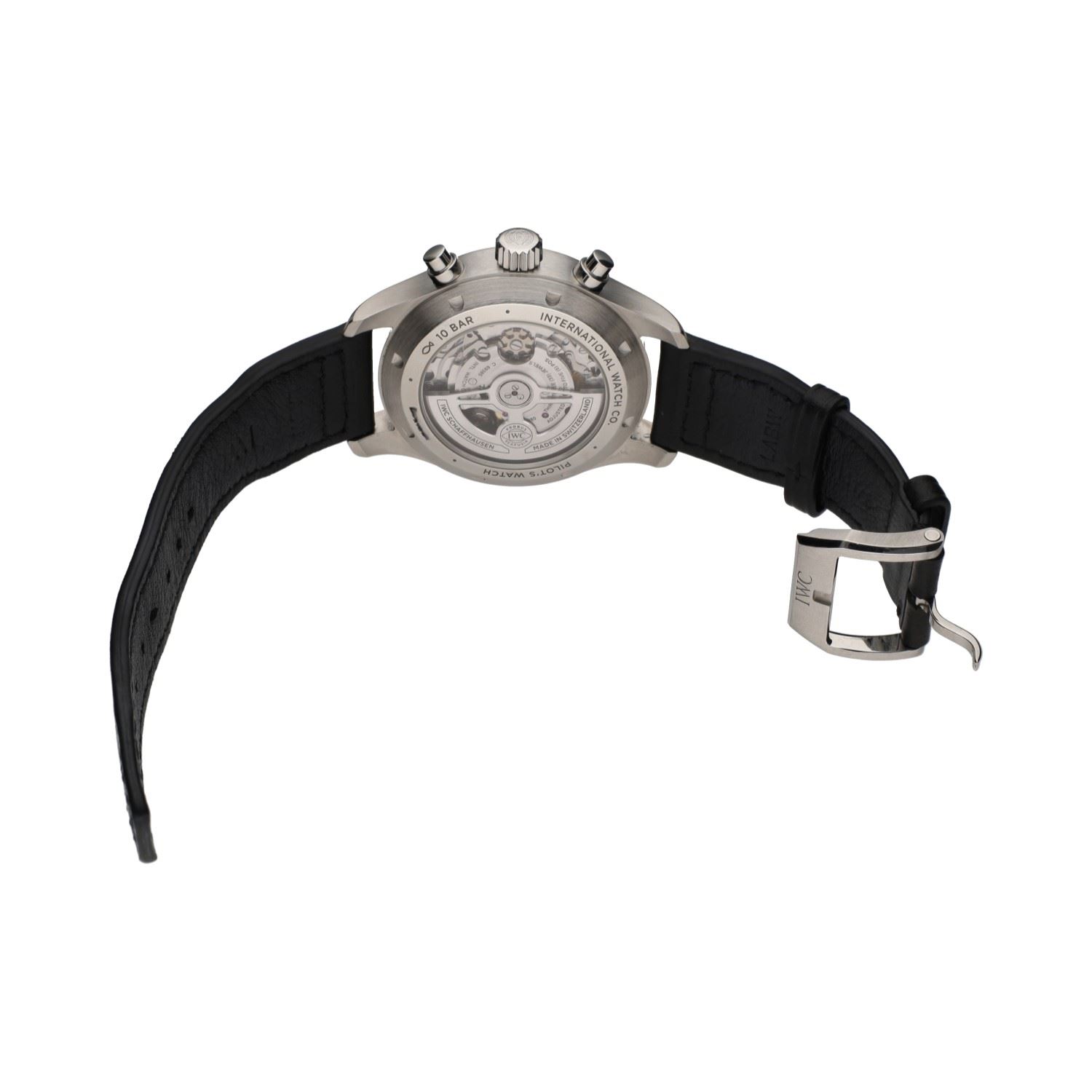 Chronoraph pilots day date acero 43mm.   