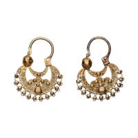PENDIENTES<BR>PENDIENTES ANTIGUOS EN ORO AMARILLO.