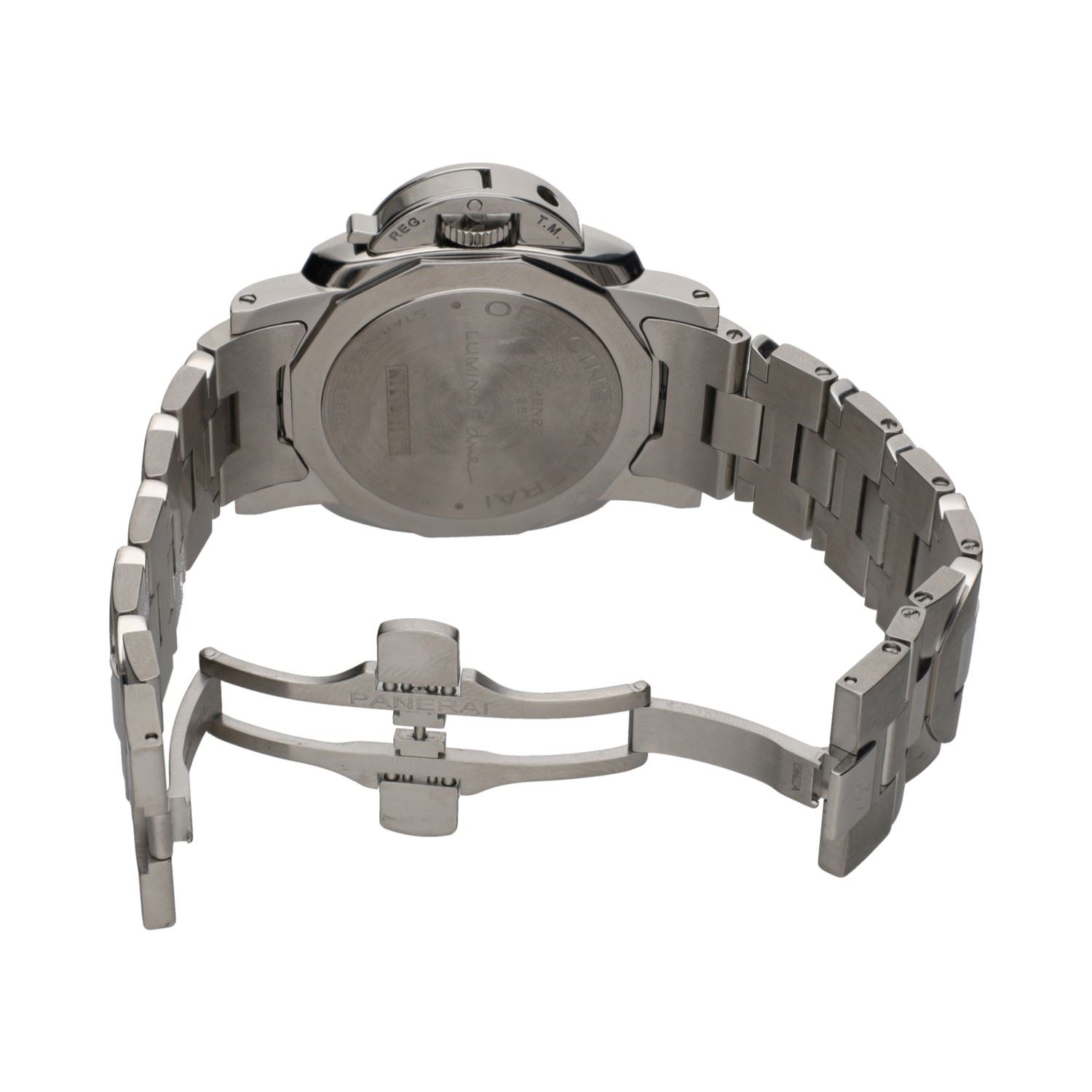 Luminor due acero 38mm.   