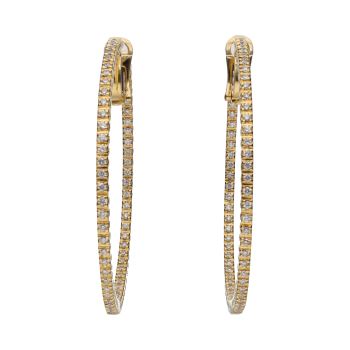 PENDIENTES<BR>PENDIENTES ARGOLLAS EN ORO AMARILLO CO... · ref.: (SCM)