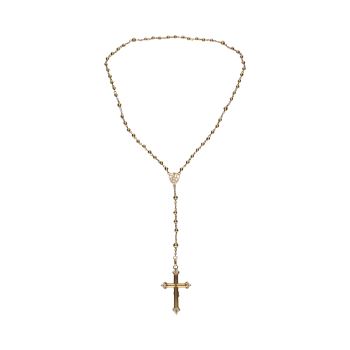 COLLARES<BR>ROSARIO EN ORO AMARILLO. · ref.: (IMX)