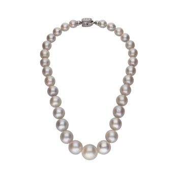 COLLARES<BR>COLLAR DE PERLAS AUSTRALIANAS CON CIER... · ref.: (NMXM)