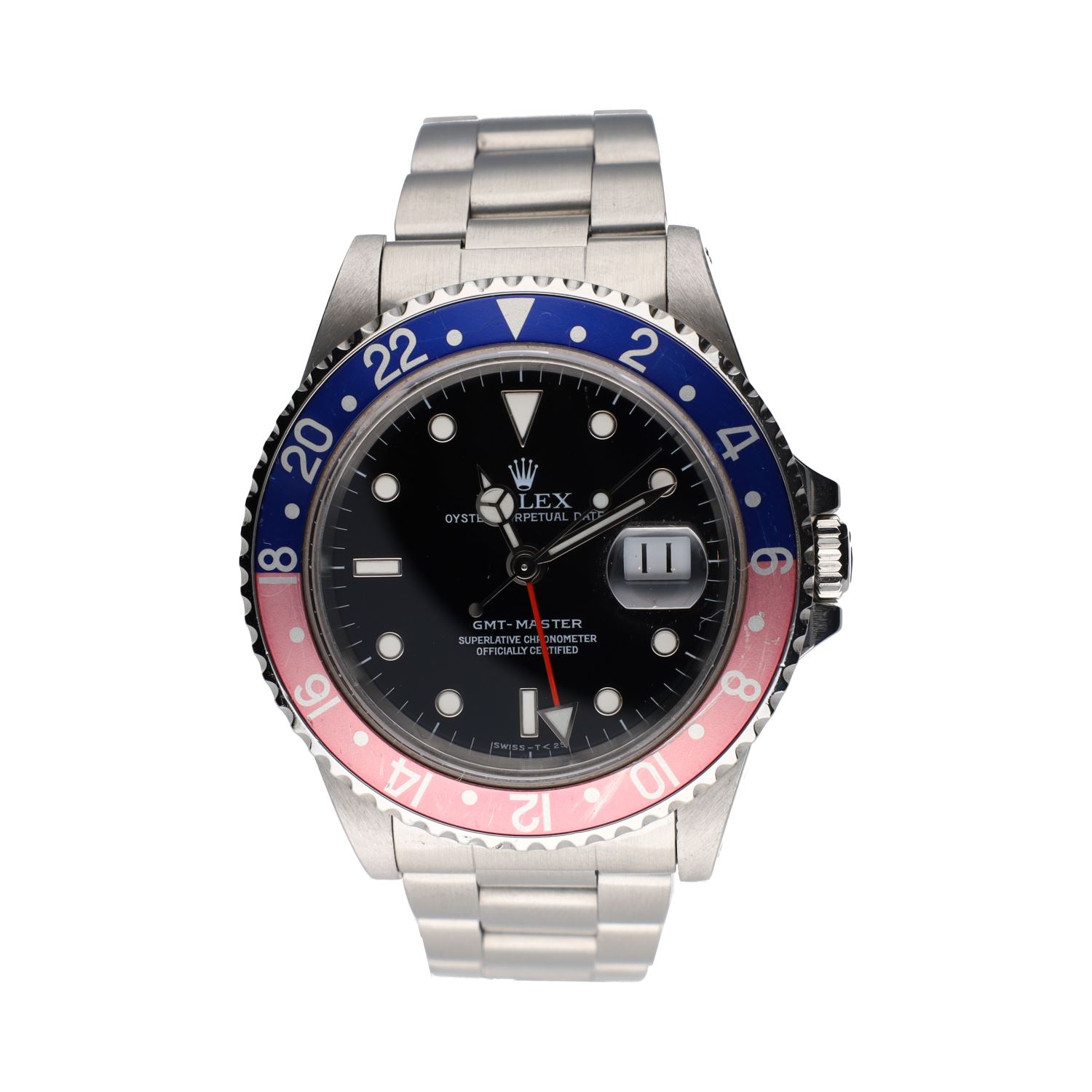 Gmt-master acero oyster 40mm.   
