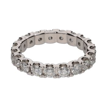 ANILLOS / SORTIJAS<BR>SORTIJA ETERNITY EN ORO BLANCO CON BRI... · ref.: PRESENTA CERTIFICADO...