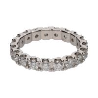 ANILLOS / SORTIJAS<BR>SORTIJA ETERNITY EN ORO BLANCO CON BRI...