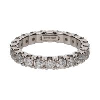 ANILLOS / SORTIJAS<BR>SORTIJA ETERNITY EN ORO BLANCO CON BRI...