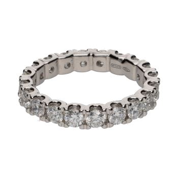 ANILLOS / SORTIJAS<BR>SORTIJA ETERNITY EN ORO BLANCO CON BRI... · ref.: PRESENTA CERTIFICADO...