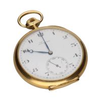 Reloj de bolsillo lepine en oro amarillo 48mm.  