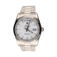 ROLEX<BR>DAY-DATE PRESIDENT ORO BLANCO 36MM.   ...