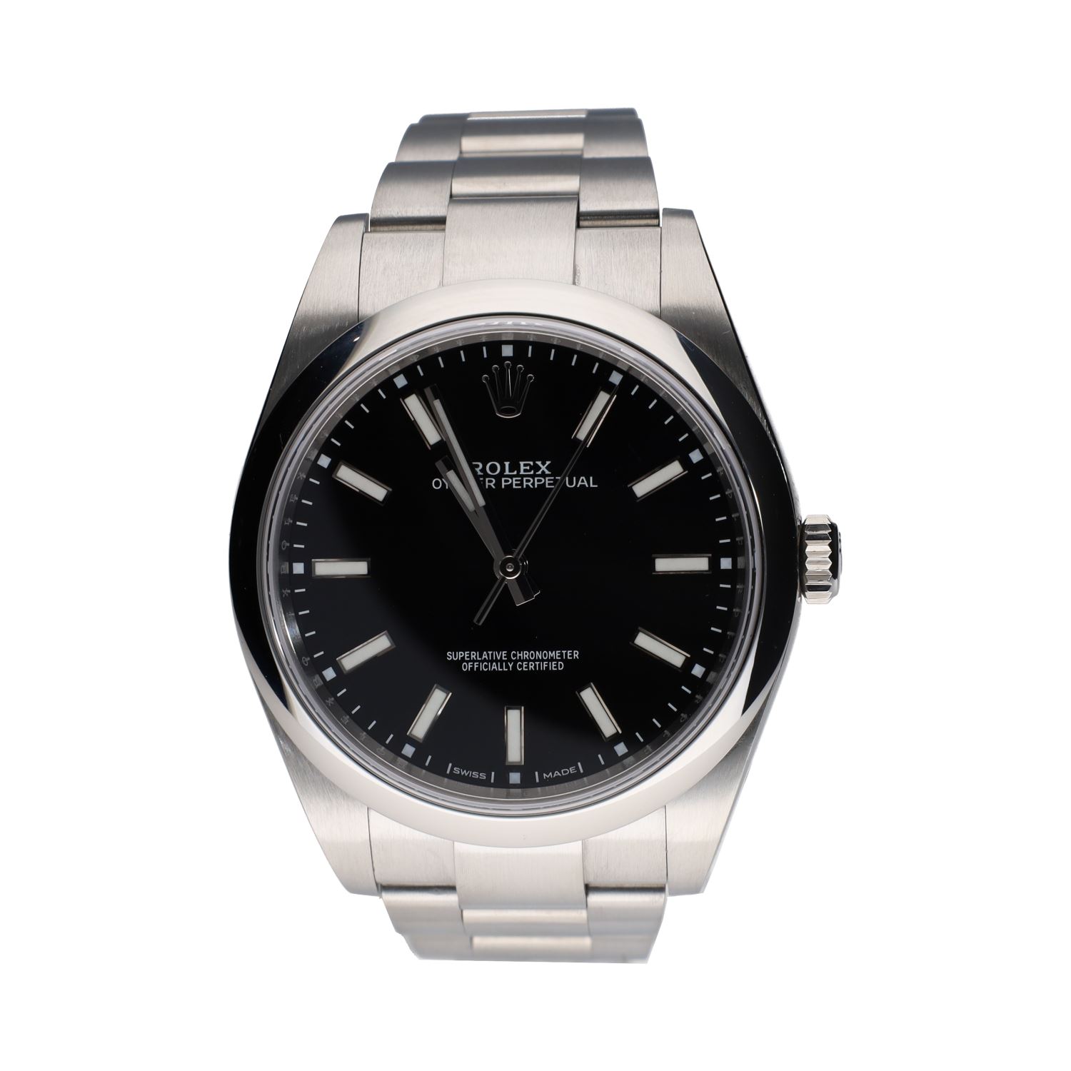 Oyster perpetual acero 39mm.   