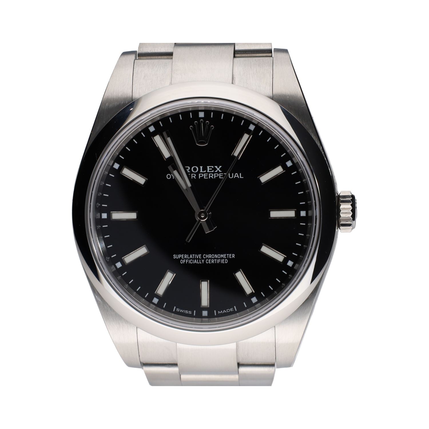 Oyster perpetual acero 39mm.   