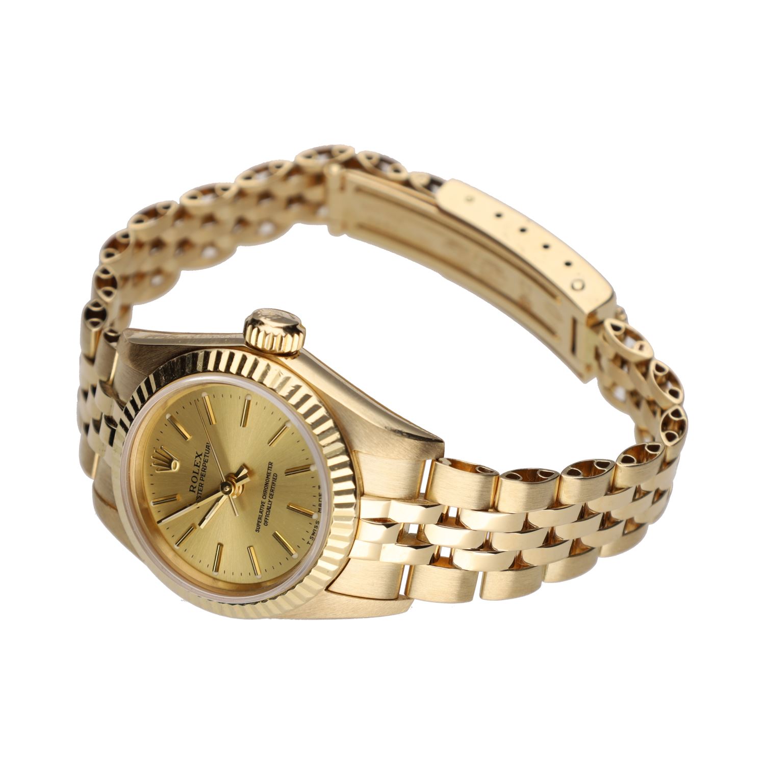 Oyster perpetul oro amarillo señora 26mm.  