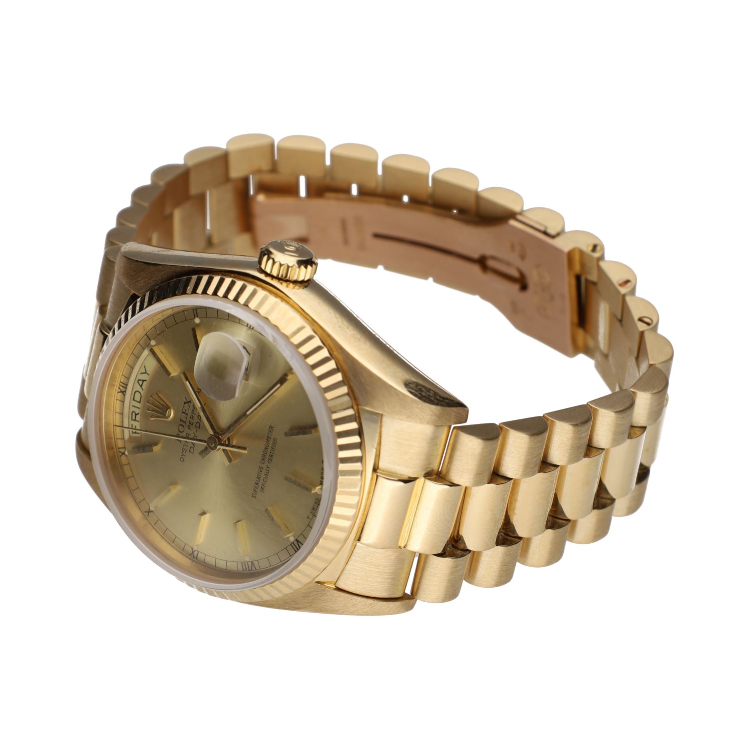 Day date president oro amarillo 36mm.   