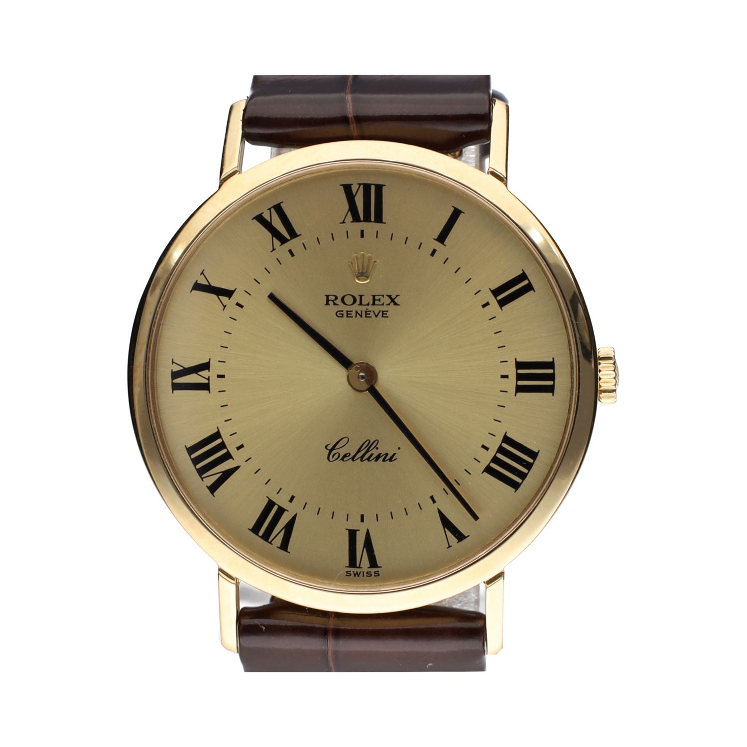 Cellini oro amarillo cuerda manual 32mm.   