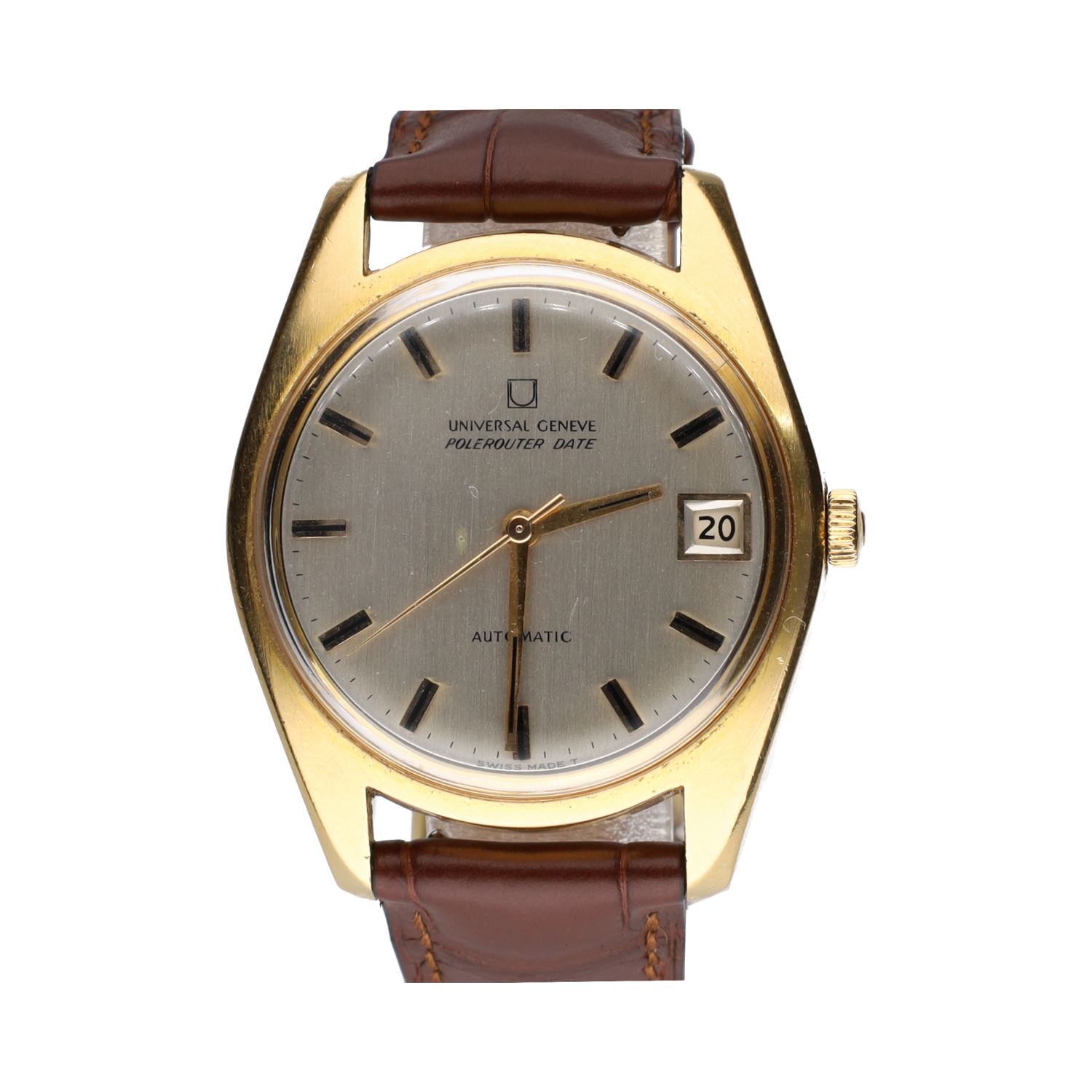 Polerouter date oro amarillo 35mm.   