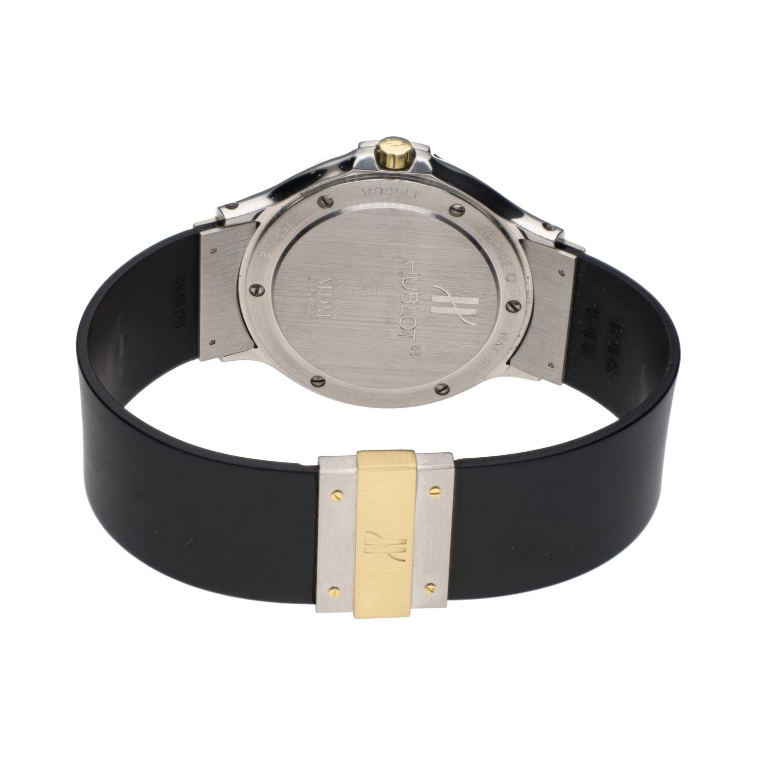 Mdm  classic acero y oro caballero 36mm.    