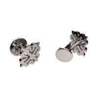 Gemelos patek philippe en oro blanco.