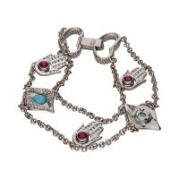 PULSERAS<BR>PULSERA EN ORO BLANCO CON MOTIVOS ARÁB...