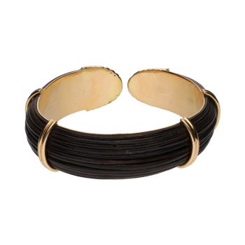 PULSERAS<BR>PULSERA ABIERTA REALIZADA EN ORO AMARI... · ref.: (OIM)