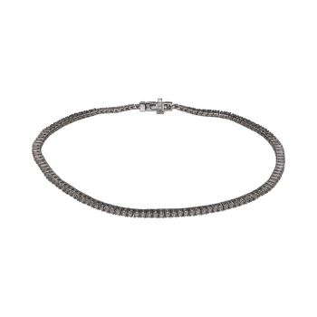 PULSERAS<BR>PULSERA RIVIERE EN ORO BLANCO CON BRIL... · ref.: PRESENTA CERTIFICADO...