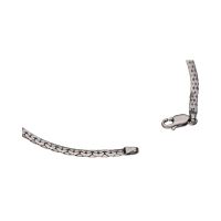 Collar realizado en oro blanco con un brillante.