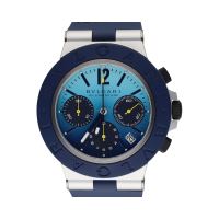 Aluminium azul chrono 40mm.   