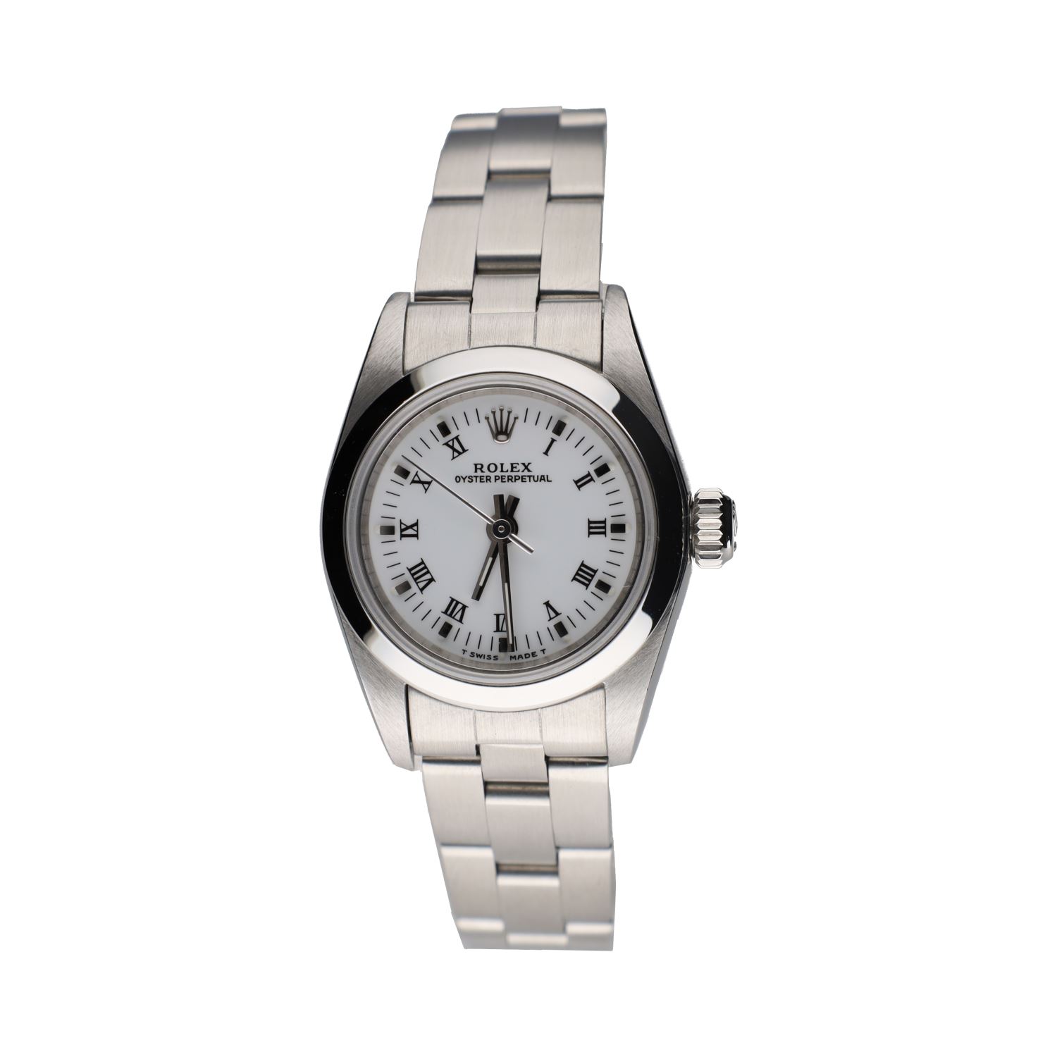 Oyster perpetual lady acero 25mm.   