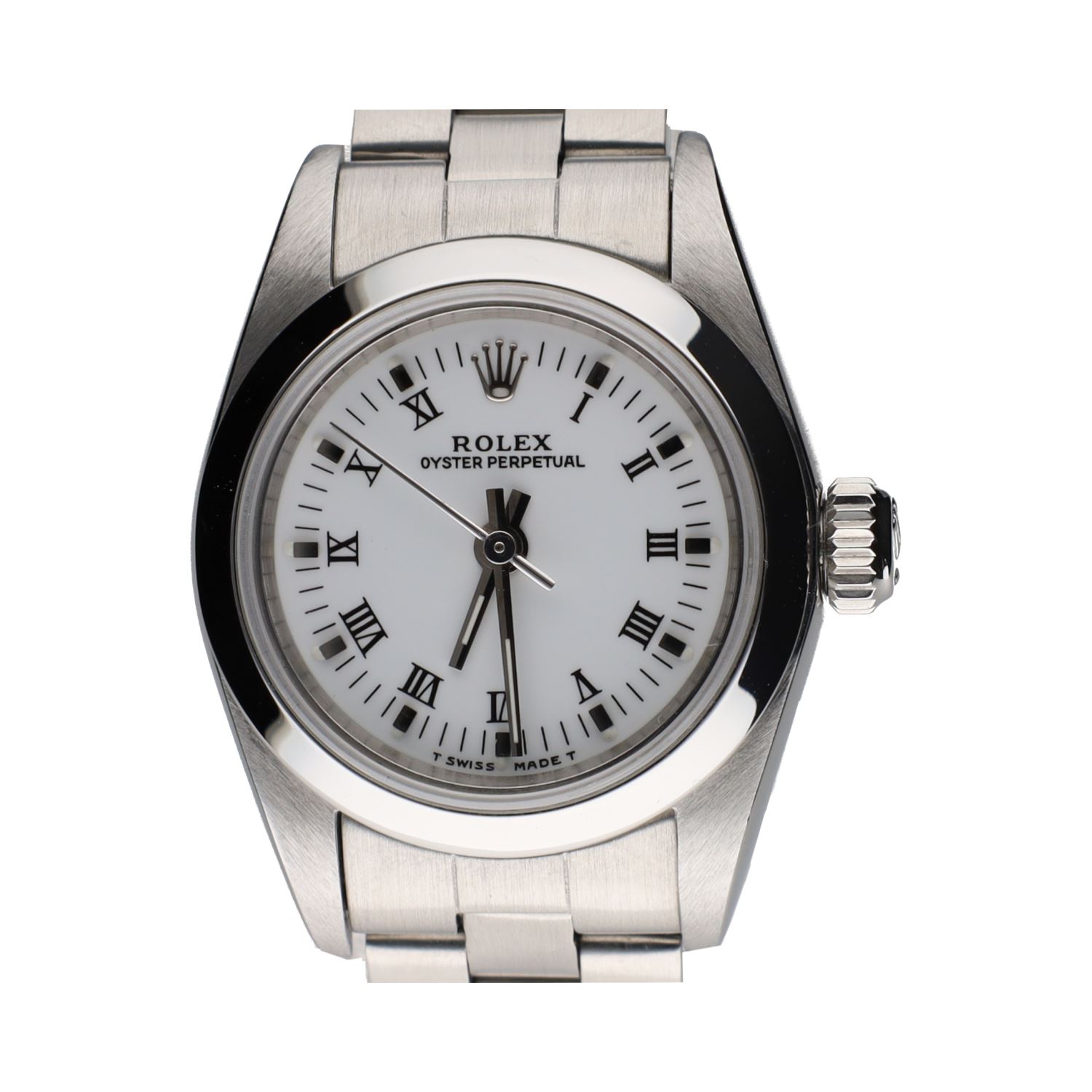 Oyster perpetual lady acero 25mm.   