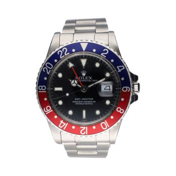 ROLEX<BR>GMT-MASTER ACERO OYSTER PEPSI 40MM.   ... · ref.: 16750