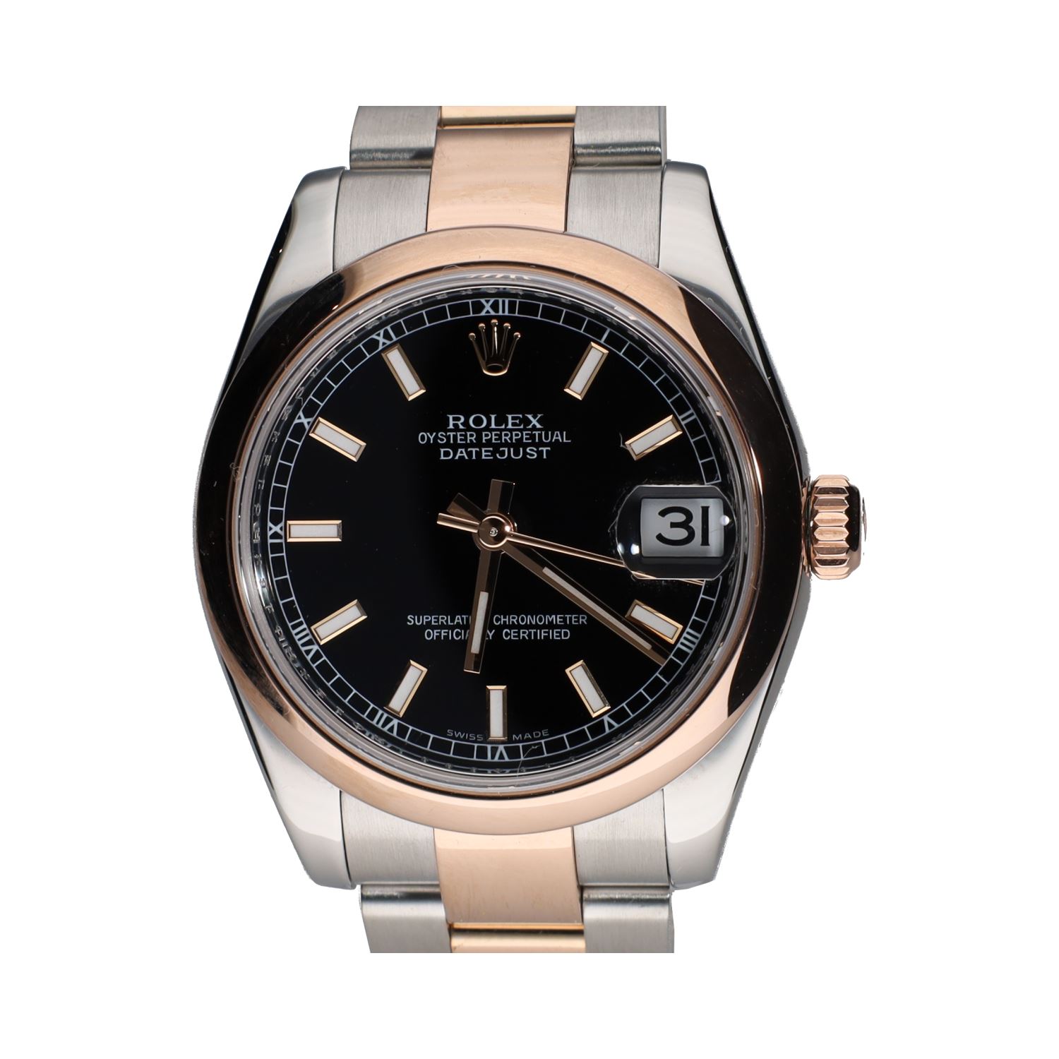 Datejust cadete acero oro rosa 31mm.  