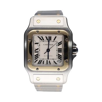 CARTIER<BR>SANTOS ACERO Y ORO AUTOMÁTICO 32MM. · ref.: 2823