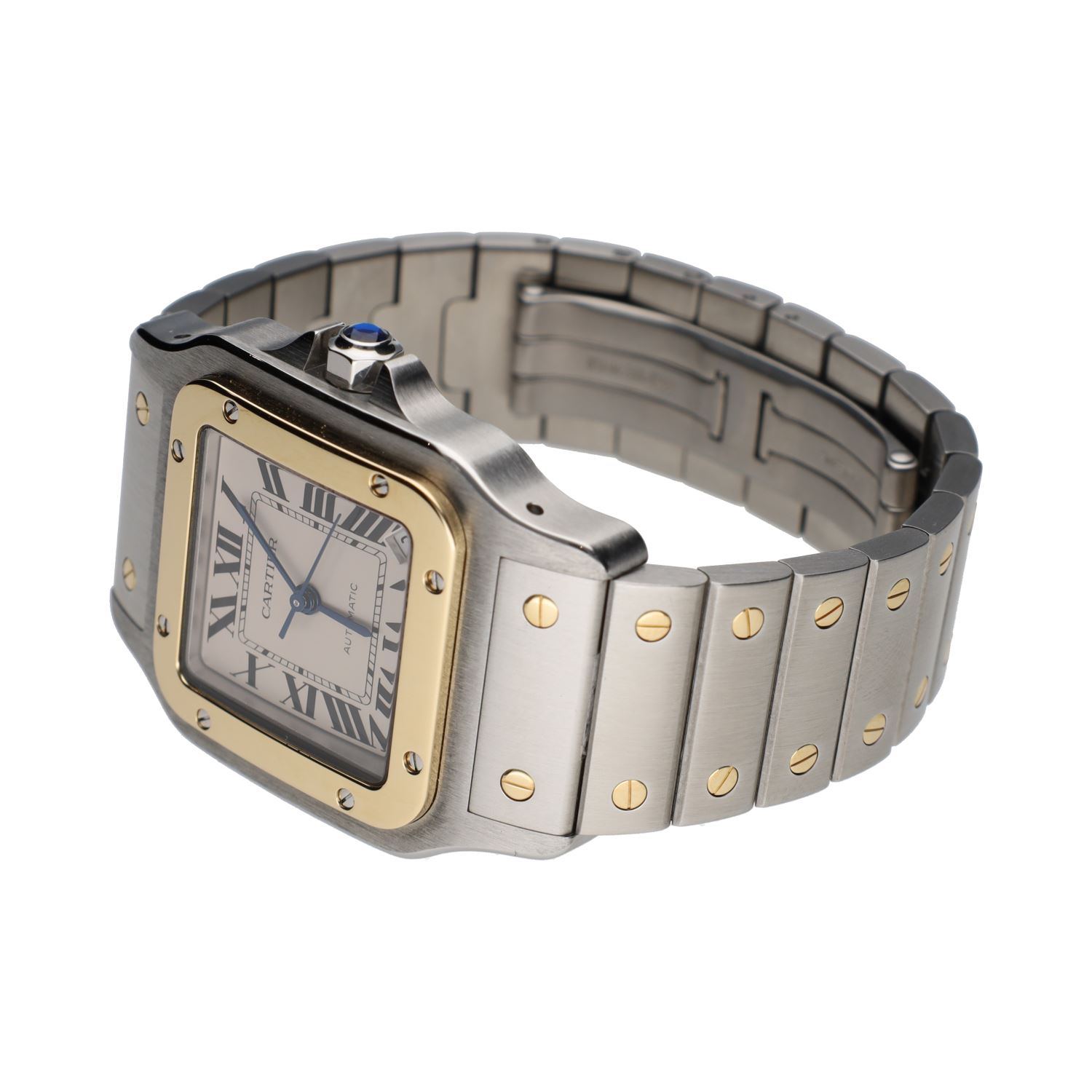 Santos acero y oro automático 32mm.  