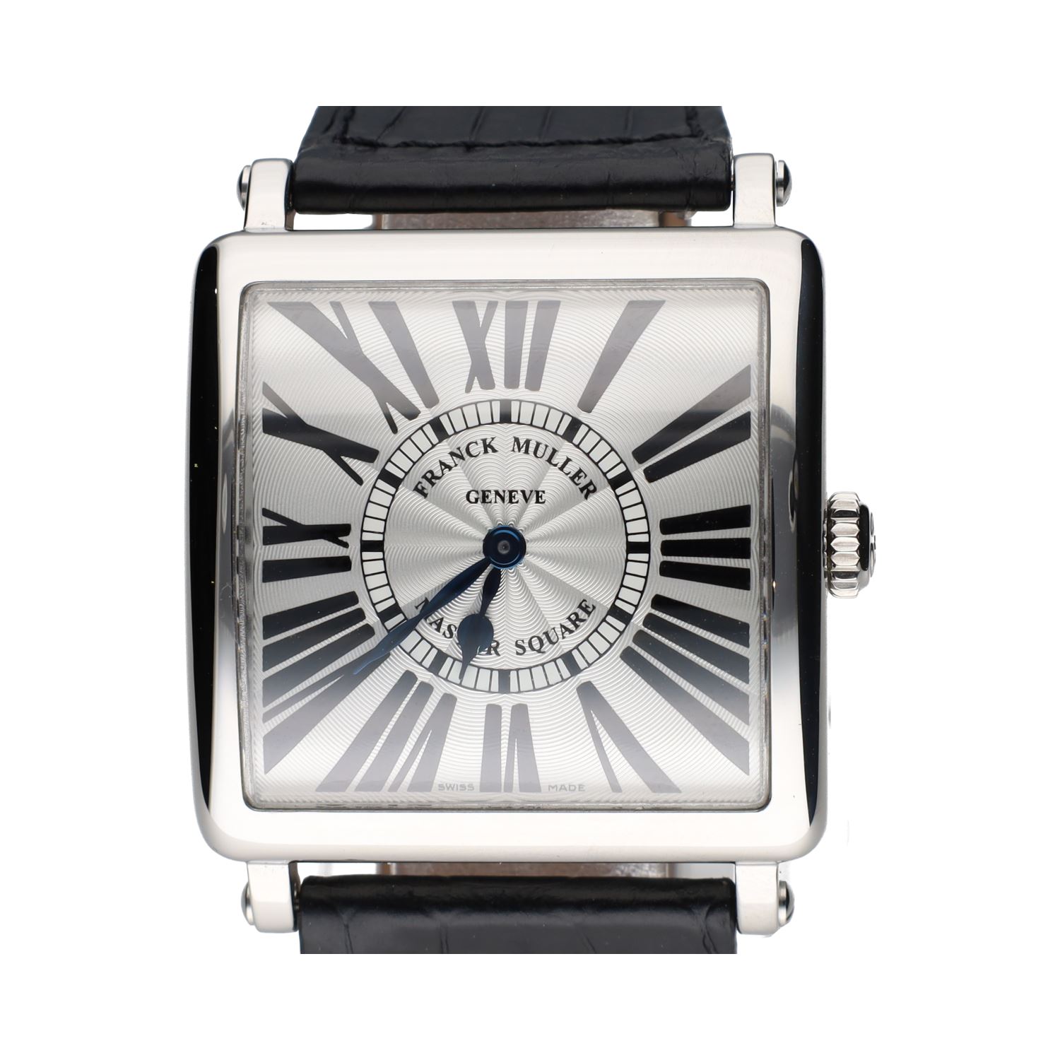 Master square quartz acero 33mm.   