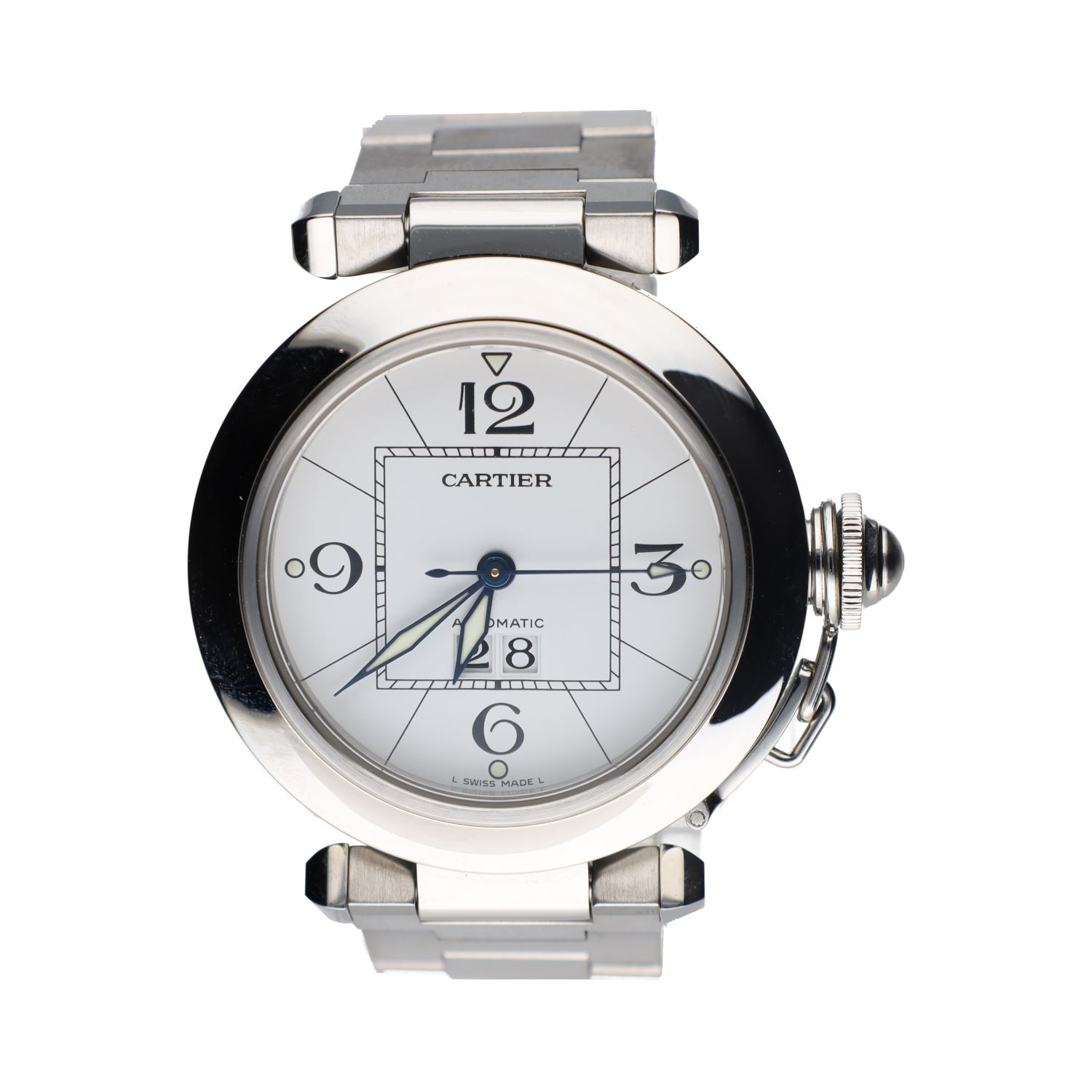 Pasha acero automático 35mm.   