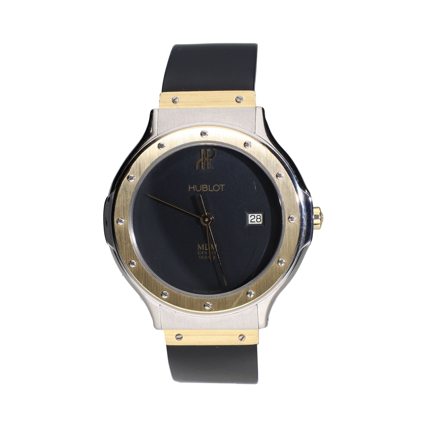 Classic cadete acero y oro 32mm.  