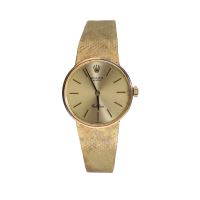 ROLEX<BR>CELLINI SEÑORA ORO AMARILLO CUERDA MAN...