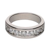 ANILLOS / SORTIJAS<BR>SORTIJA MEDIA ALIANZA EN ORO BLANCO CO...