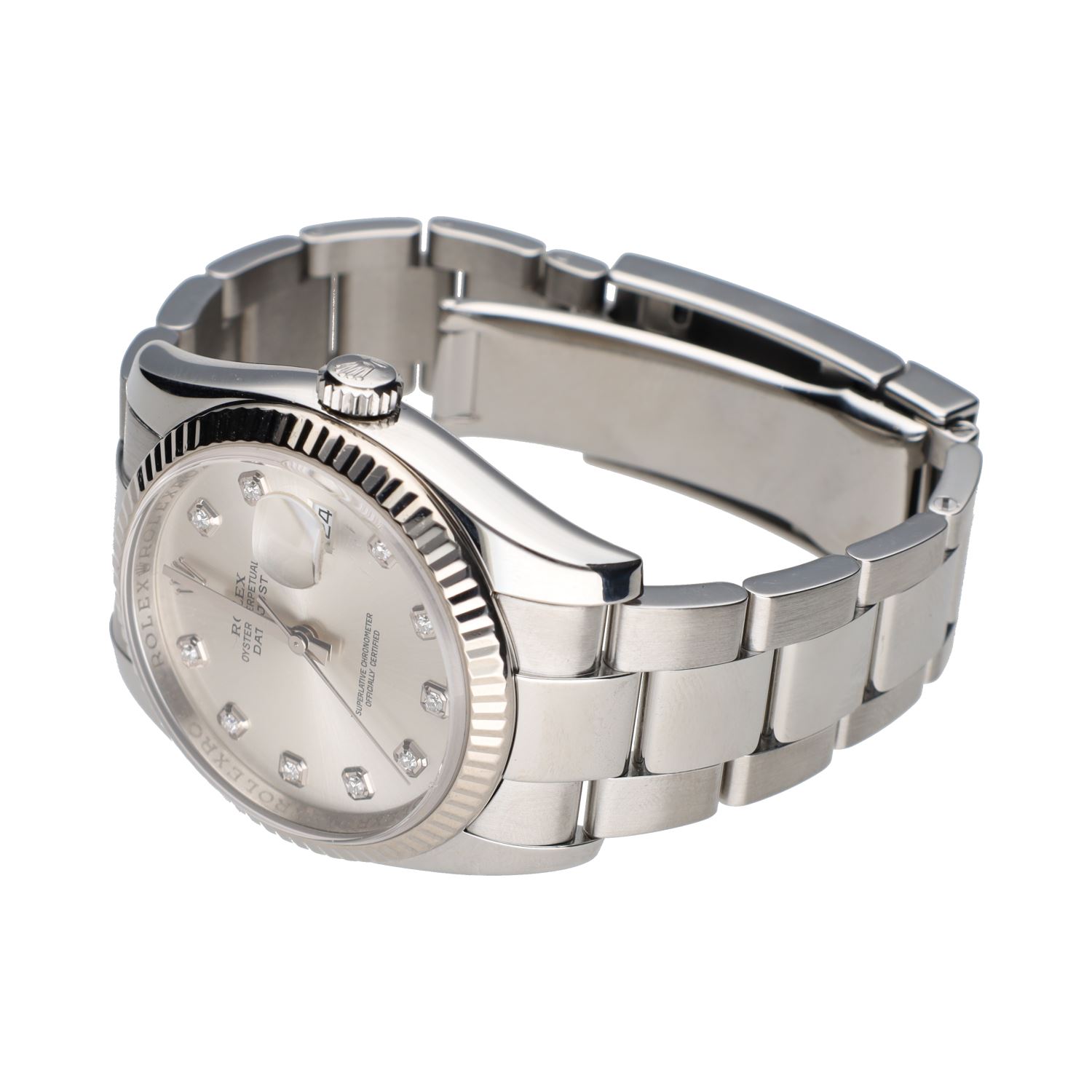 Datejust acero esfera con brillantes 36mm.   