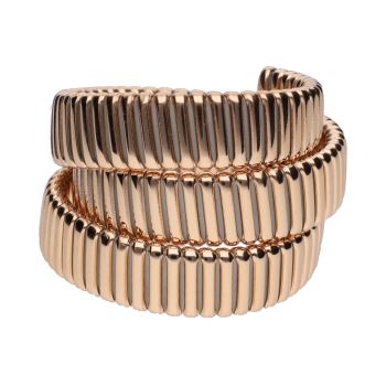 ANILLOS / SORTIJAS<BR>SORTIJA TUBOGAS EN ORO ROSA. · ref.: (NMSM)