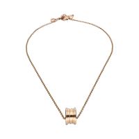 COLLARES<BR>COLLAR B-ZERO DE BULGARI EN ORO ROSA.