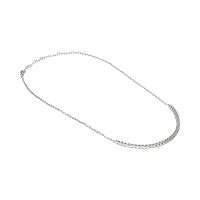 Collar en oro blanco con brillantes.