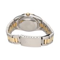 Oyster perpetual date acero y oro esfera azul 34mm.    