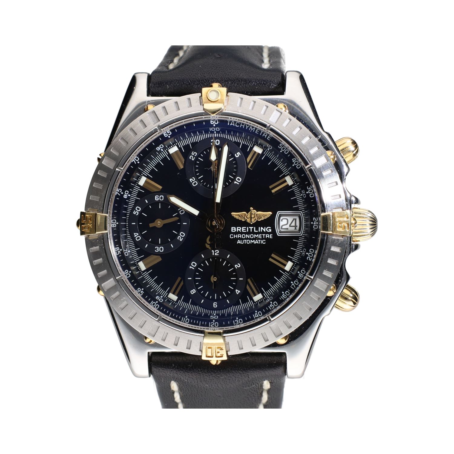 Chronomat acero y oro 39mm.   