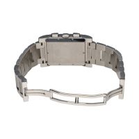 Rettangolo quartz acero 29mm.   