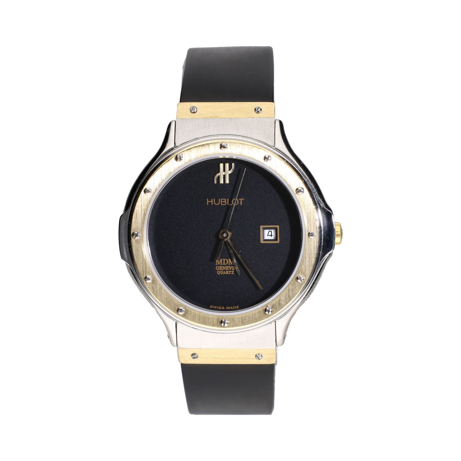 Classic cadete acero y oro 32mm.  